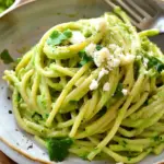 Creamy Mexican Green Spaghetti
