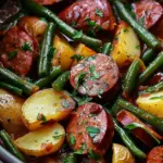 Crockpot Kielbasa Potatoes Green Beans