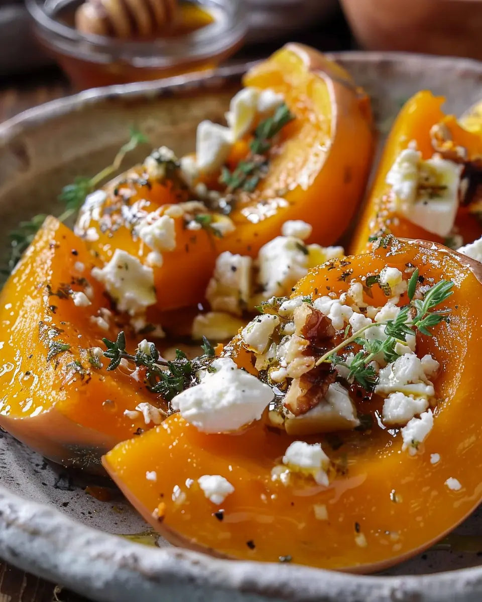 Pumpkin with Feta Honey: A Delightful Fall Comfort Dish