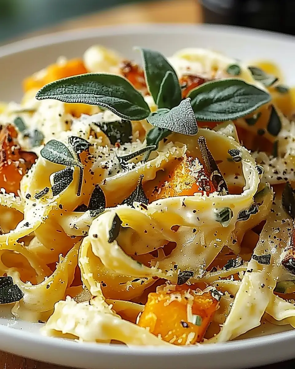 Butternut Squash Sage Pasta: A Comforting Fall Delight