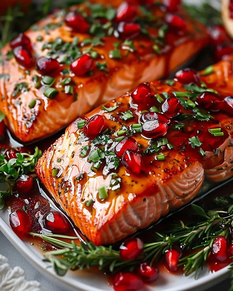 Christmas Salmon Delight: Pomegranate Glaze That Impresses