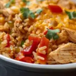 Chicken Fajita Rice Casserole