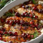 Honey Cranberry Chicken Bake with Ricotta Cheese