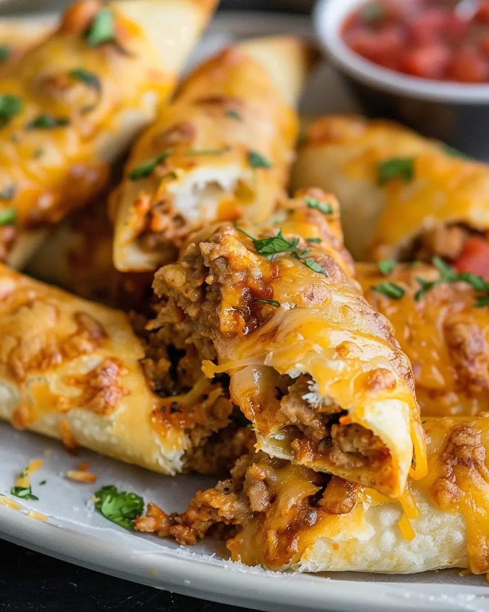 Cheesy Taco Sticks: Easy Homemade Snack with Turkey Bacon Delight