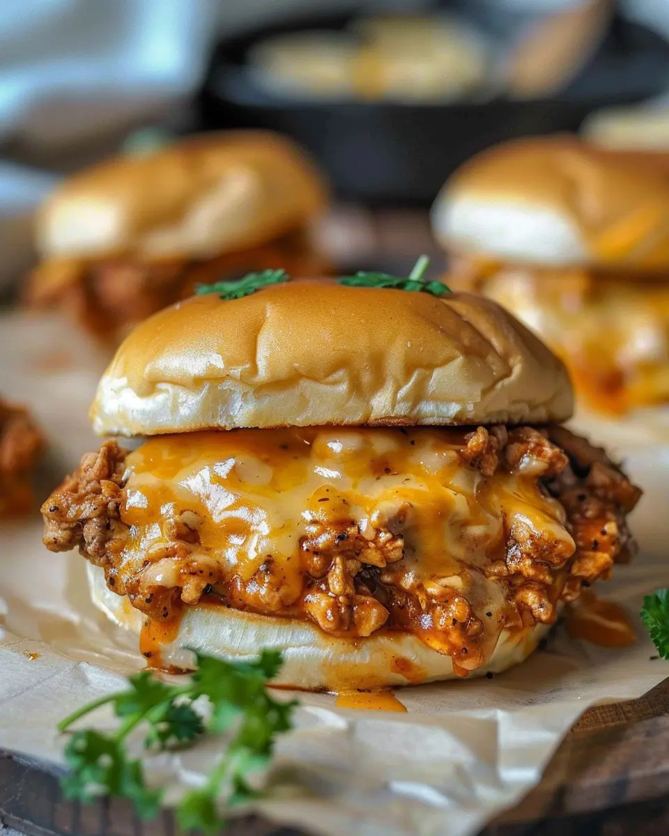 Cajun Chicken Sloppy Joes: Easy Recipe with Creamy Cheese Sauce