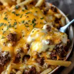 Cheeseburger French Fry Casserole