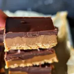 Chocolate Peanut Butter No Bake Bars