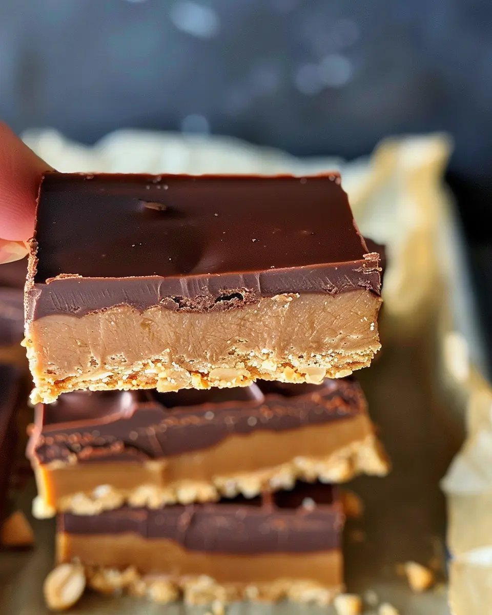 Chocolate Peanut Butter No Bake Bars: Indulgent Treat for Everyone
