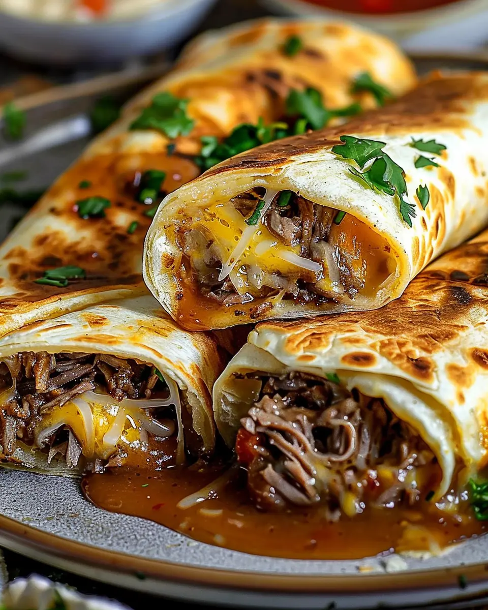 French Dip Tortilla Roll Ups: Easy and Delicious Homemade Treats