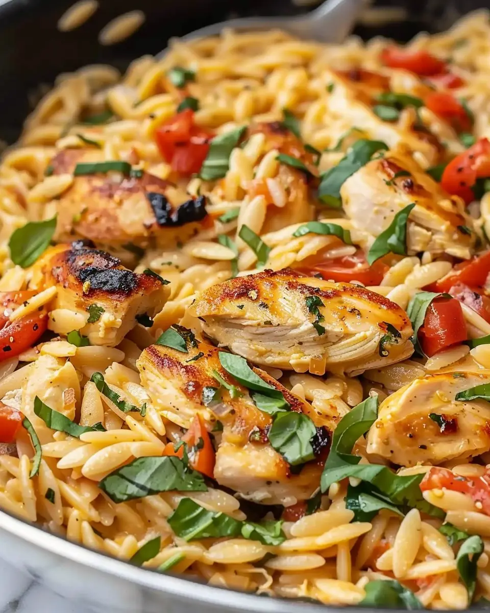 Creamy Tuscan Chicken Orzo: A Delightfully Easy Comfort Dish