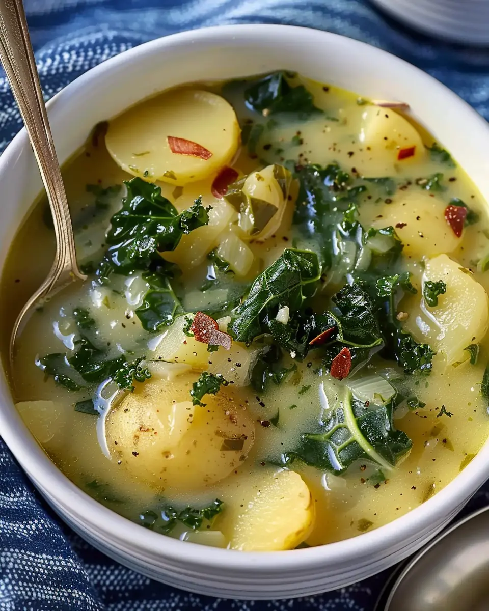 Vegetarian Potato-Kale Soup: A Cozy, Nourishing Delight