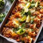 Crispy Black Bean Sweet Potato Enchiladas.