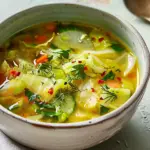 Comforting Cabbage Soup with Ginger