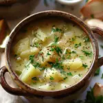 The Best Hangover Cure Garlic Potato Soup