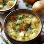 The Best Hangover Cure Garlic Potato Soup