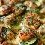 High Protein Chicken Zucchini Bake