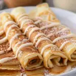 Cinnamon Roll Protein Crepes