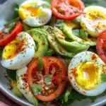 Workout Egg Avocado Salad