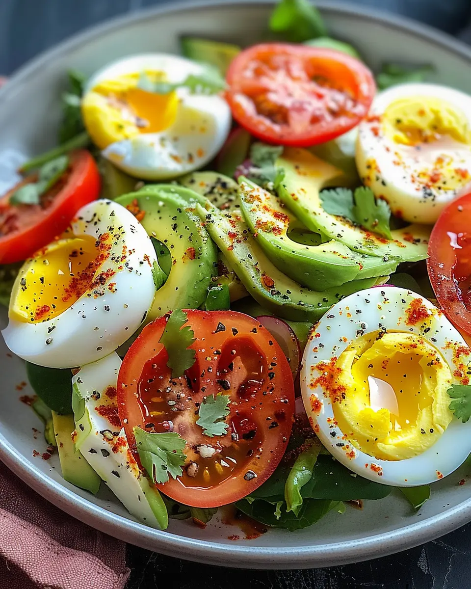 Workout Egg Avocado Salad: Easy Recipe for Healthy Eating