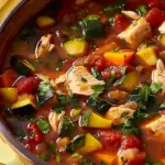 Spicy Vegetable & Chicken Soup