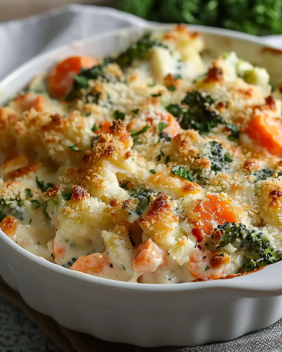 Creamy Winter Vegetable Casserole: A Cozy, Indulgent Delight