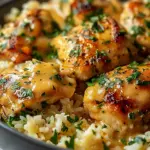 Smothered Chicken and Rice Recipe