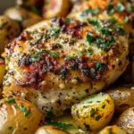 Garlic Parmesan Chicken and Potatoes