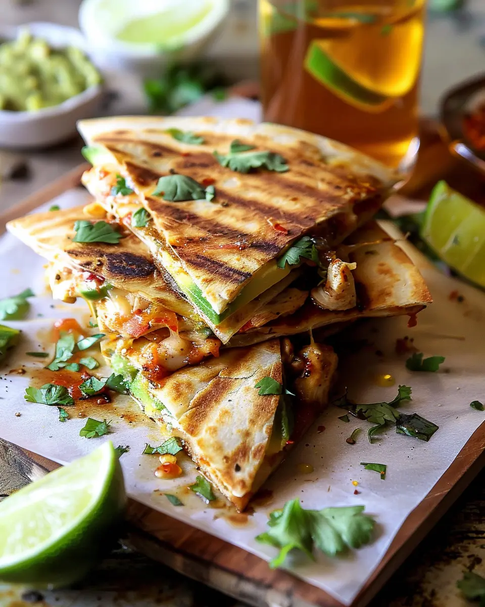 Chipotle Chile Lime Chicken Quesadillas: A Flavorful Twist for Home Chefs