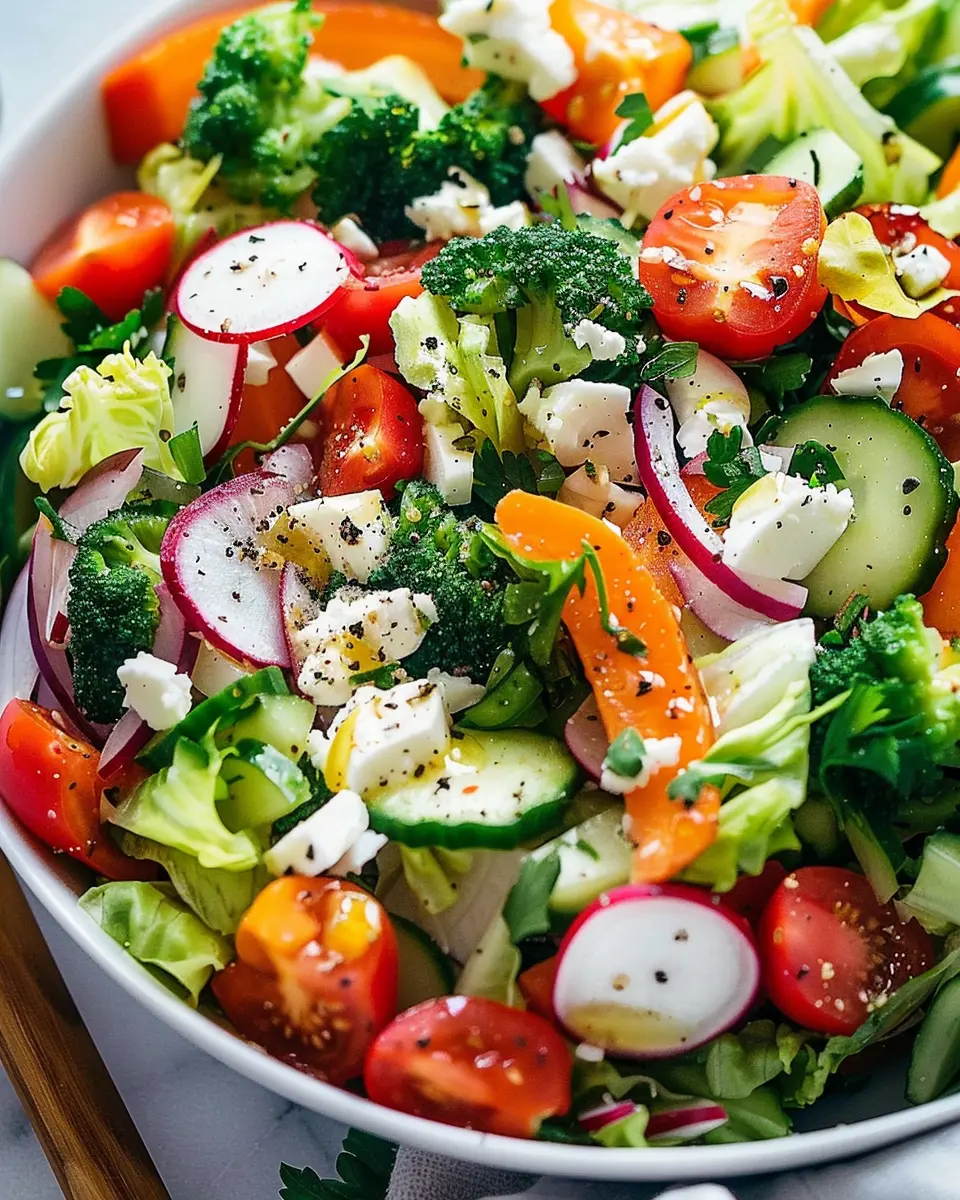 Easy Vegetable Salad Delight: Fresh Flavors for Every Meal