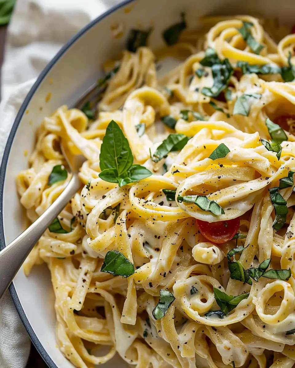 Creamy Brie Pasta: Indulgent Comfort Food with Turkey Bacon