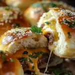 Garlic Parmesan Cheeseburger Bombs Recipe