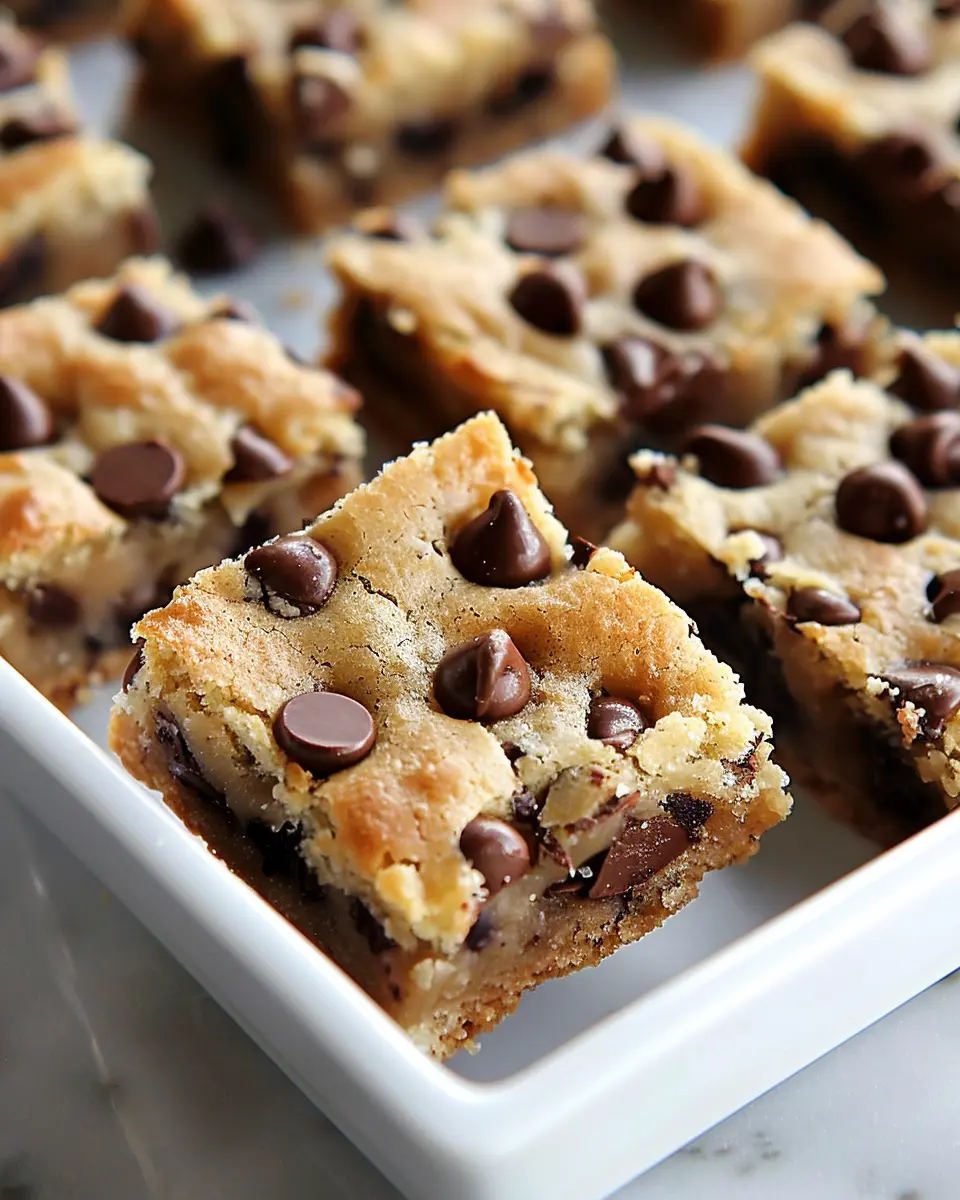 Chewy Chocolate Chip Cookie Bars: The Best Indulgent Treat for Everyone