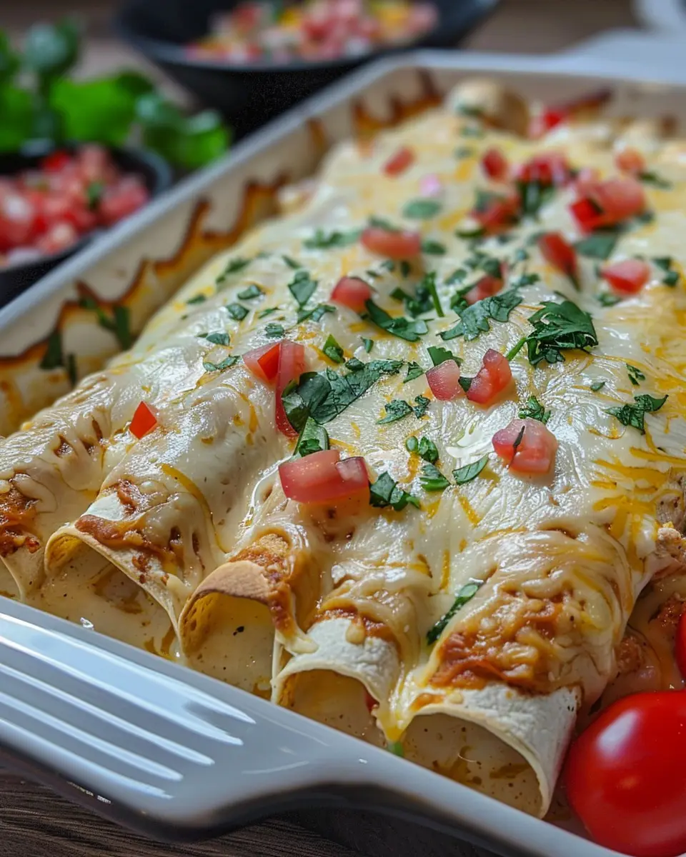 Queso Chicken Enchiladas Bake: Easy Comfort Food for All