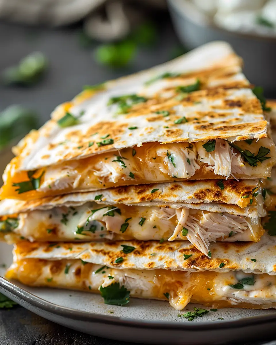 High-Protein Chicken Ranch Quesadilla: A Deliciously Easy Twist