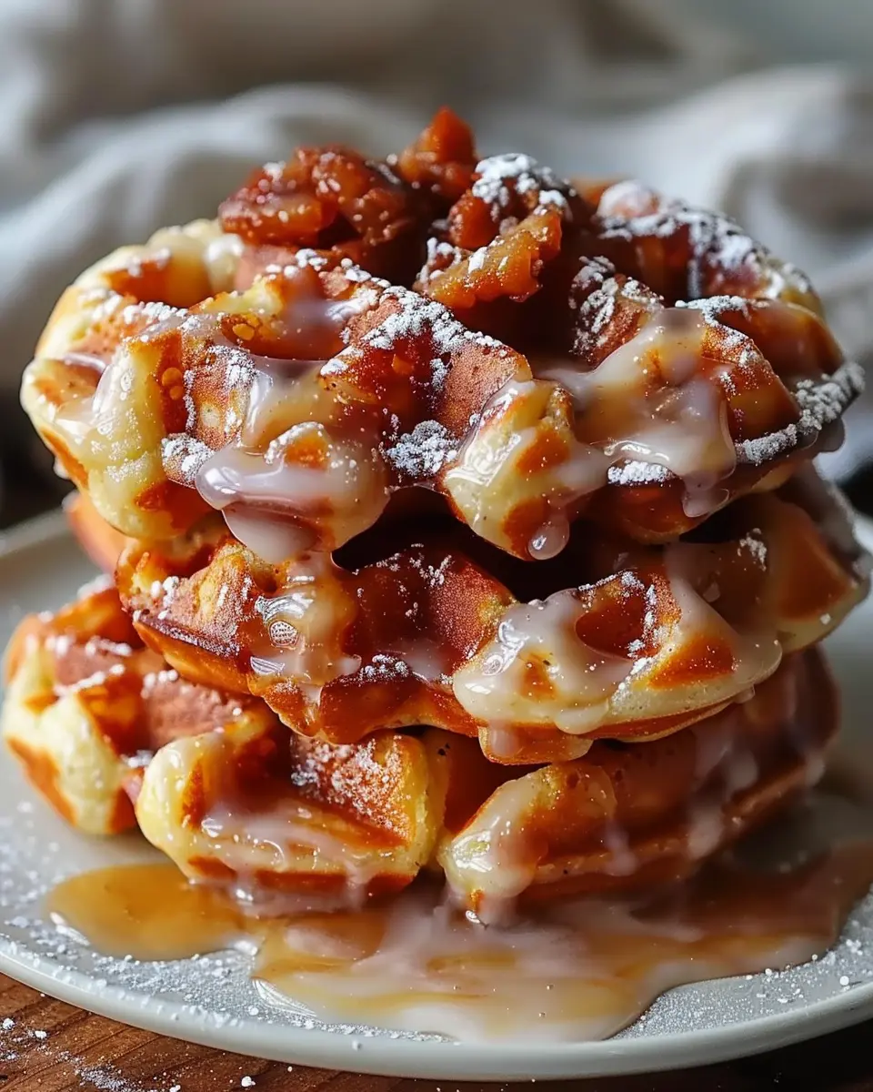 Apple Fritter Waffle Donuts: Easy, Irresistibly Indulgent Treats