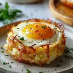 Baked Eggs Napoleon